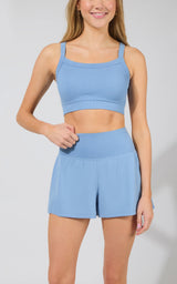 Strappy Back Bra Tank & Short Set