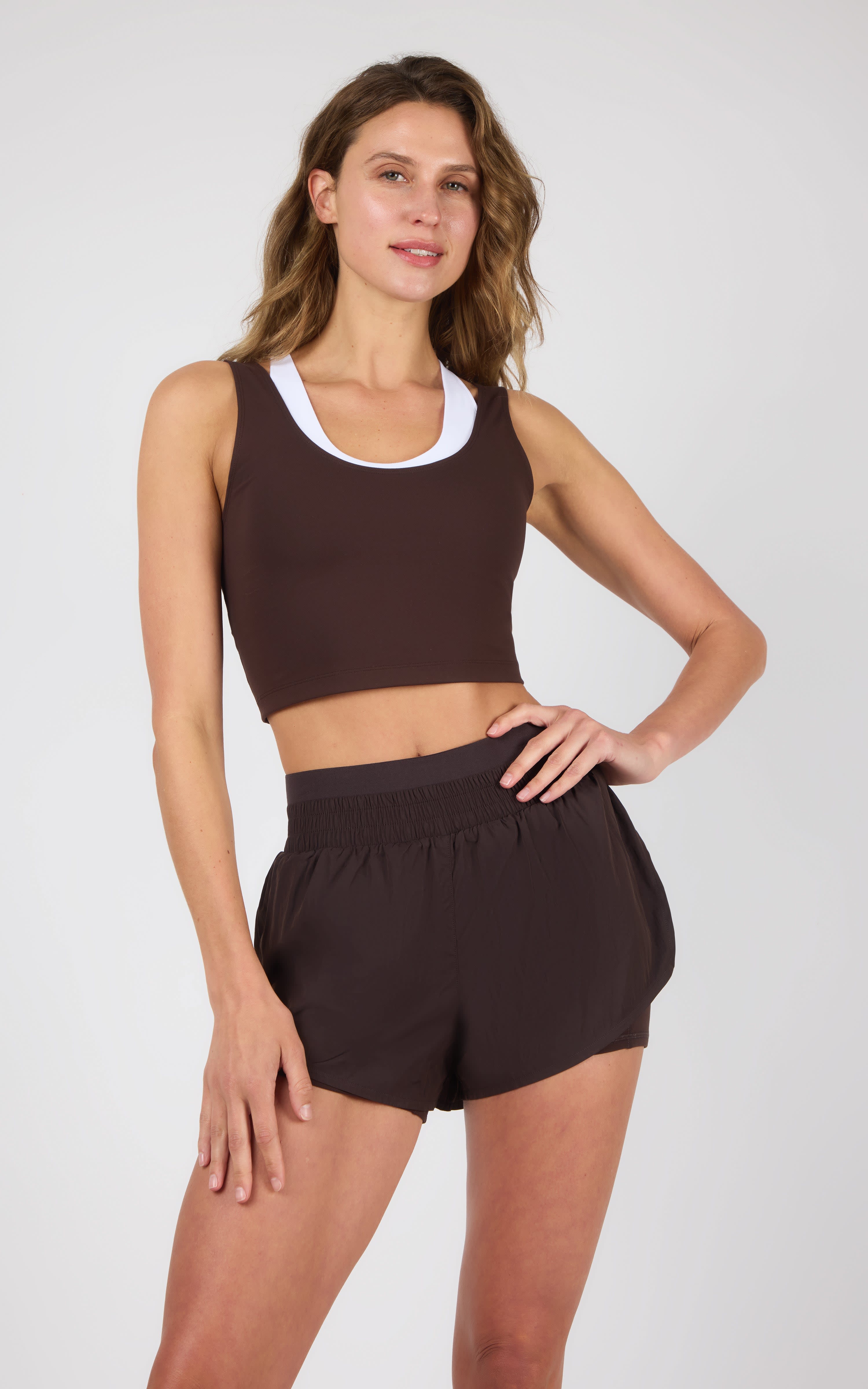 Lux Veda Tank & 2 in 1 Running Short Set - 90 Degree by Reflex