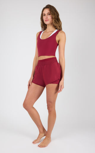 Lux Veda Tank & 2 in 1 Running Short Set - 90 Degree by Reflex