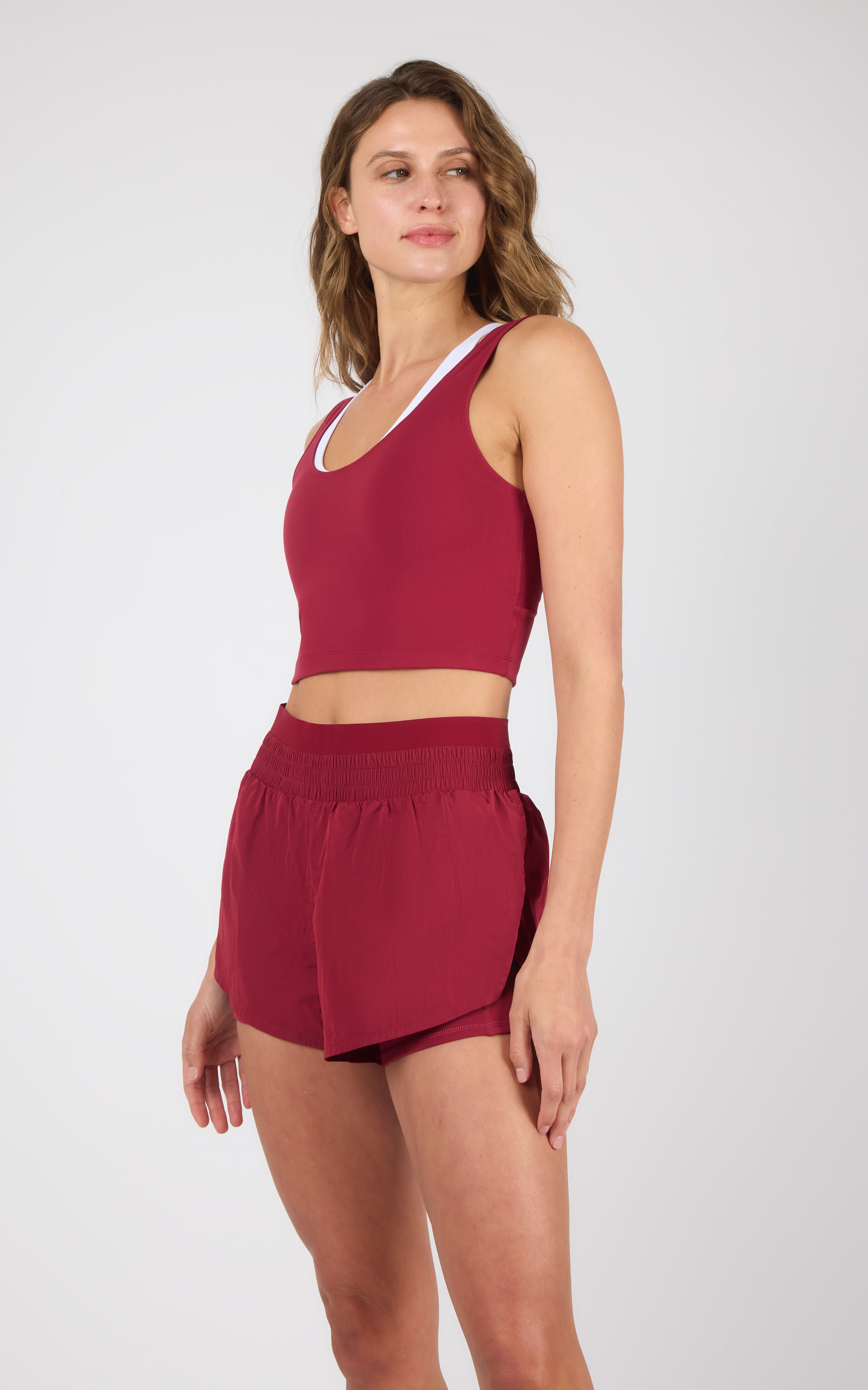 Lux Veda Tank & 2 in 1 Running Short Set - 90 Degree by Reflex