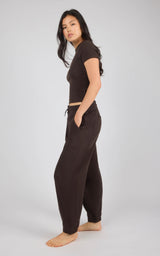 Mochi Rib Daily Flow Short Sleeve & Barrel Jogger Set