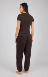 Mochi Rib Daily Flow Short Sleeve & Barrel Jogger Set - 90 Degree by Reflex