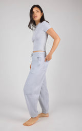Mochi Rib Daily Flow Short Sleeve & Barrel Jogger Set - 90 Degree by Reflex
