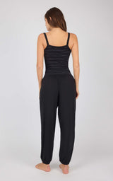 Ribbed Replay Tank & Brushed Jersey Jogger Set