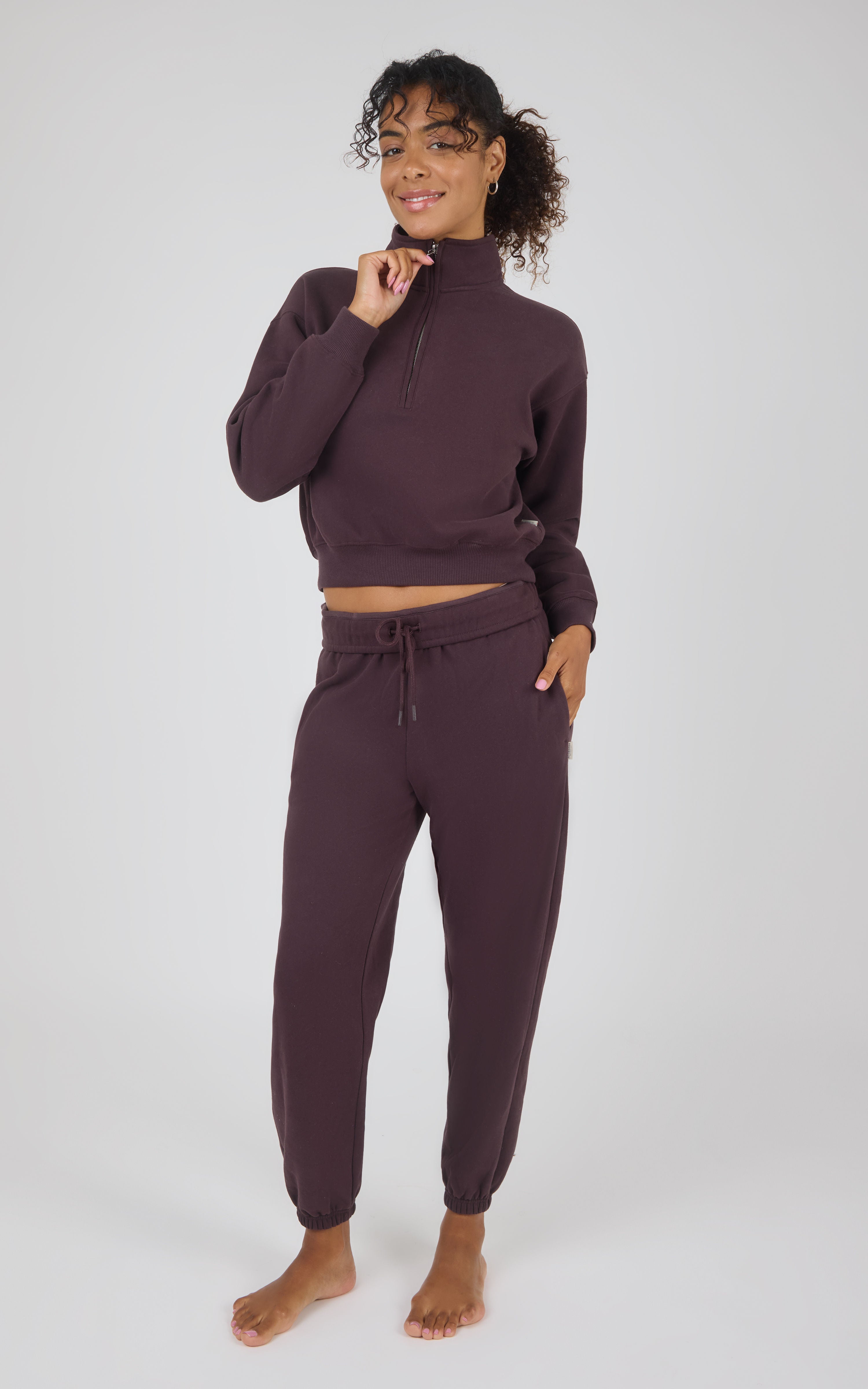 Cloudweave Lennie Half Zip & Foldover Jogger Pant Set