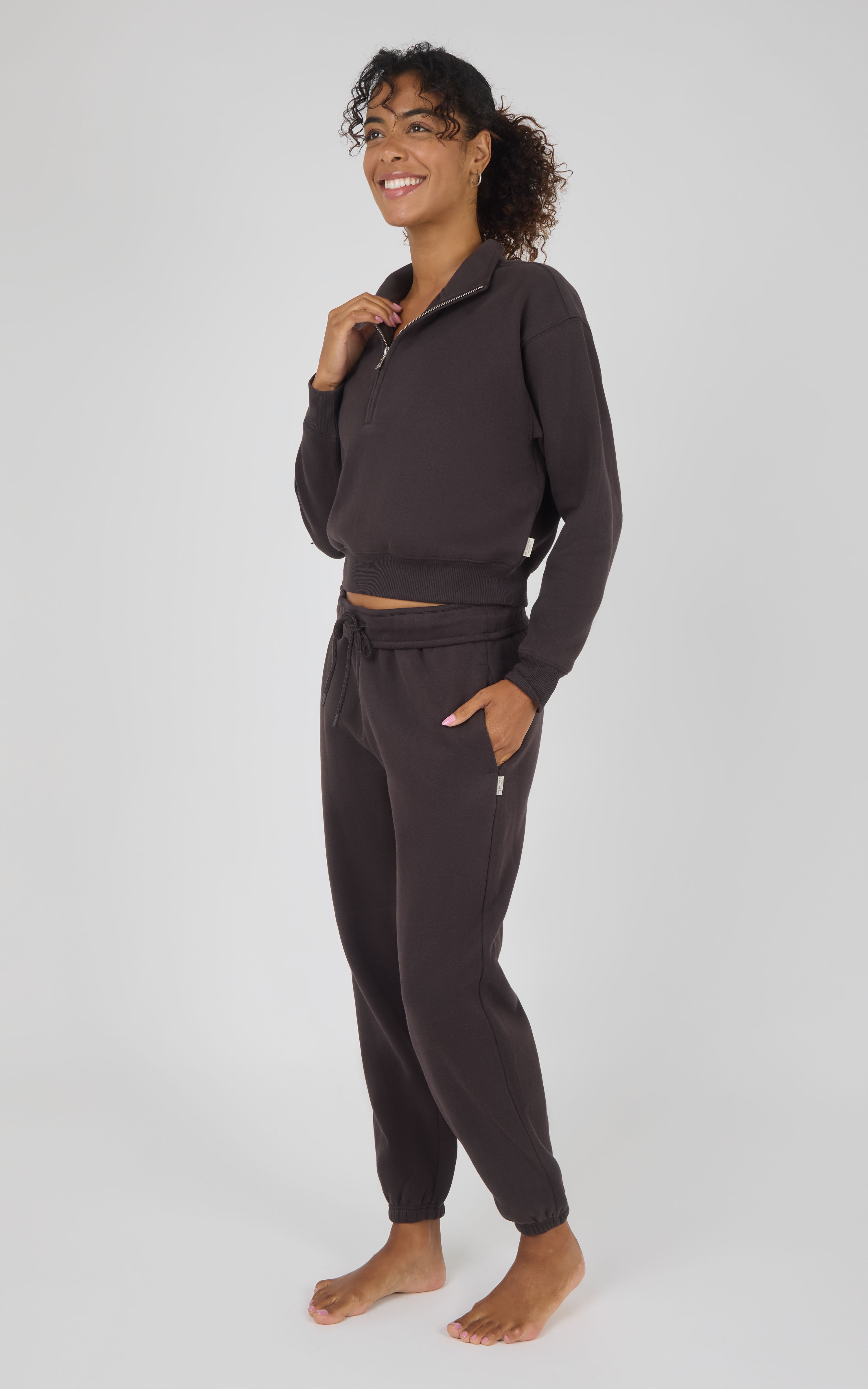 Cloudweave Lennie Half Zip & Foldover Jogger Pant Set