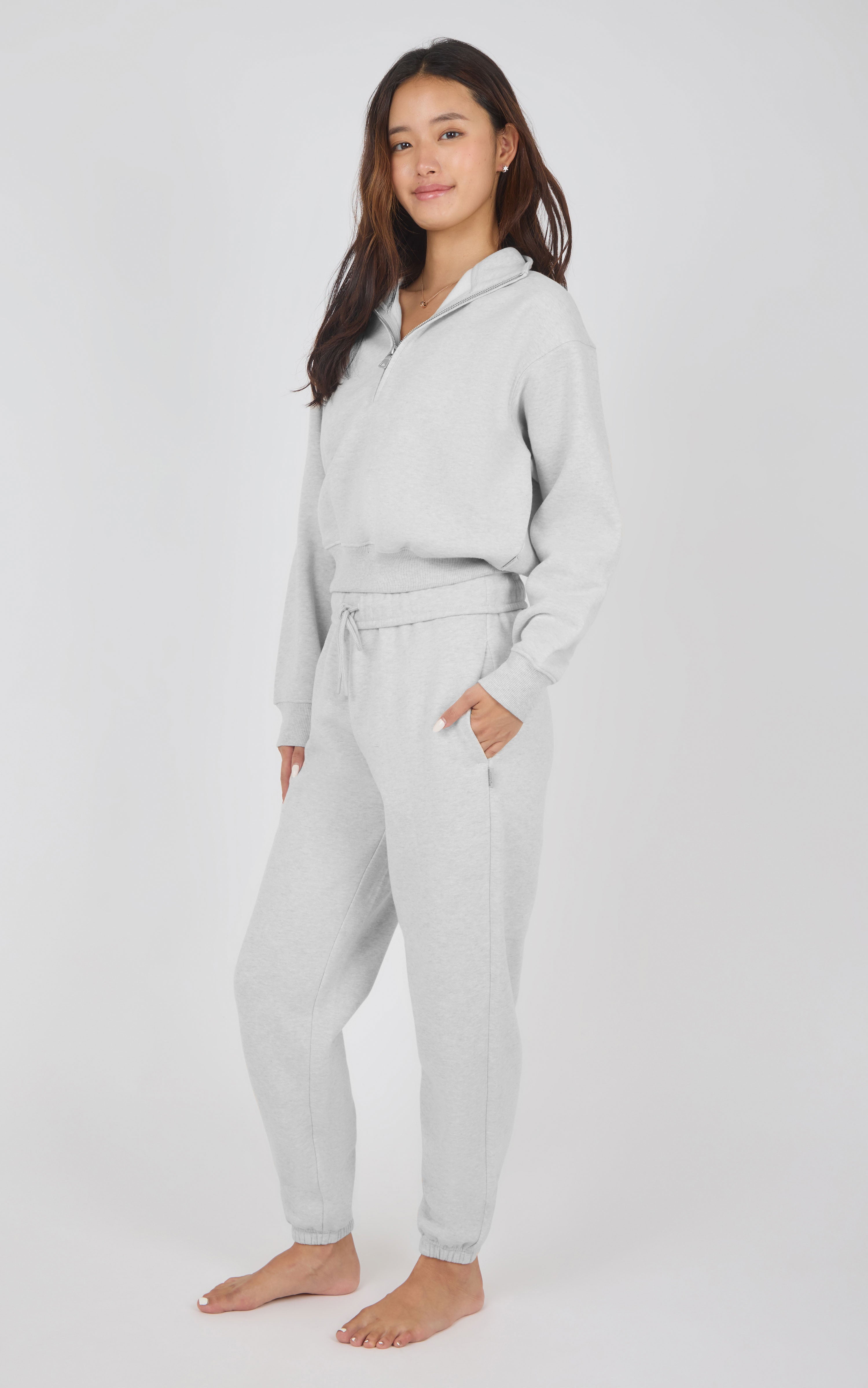 Cloudweave Lennie Half Zip & Foldover Jogger Pant Set