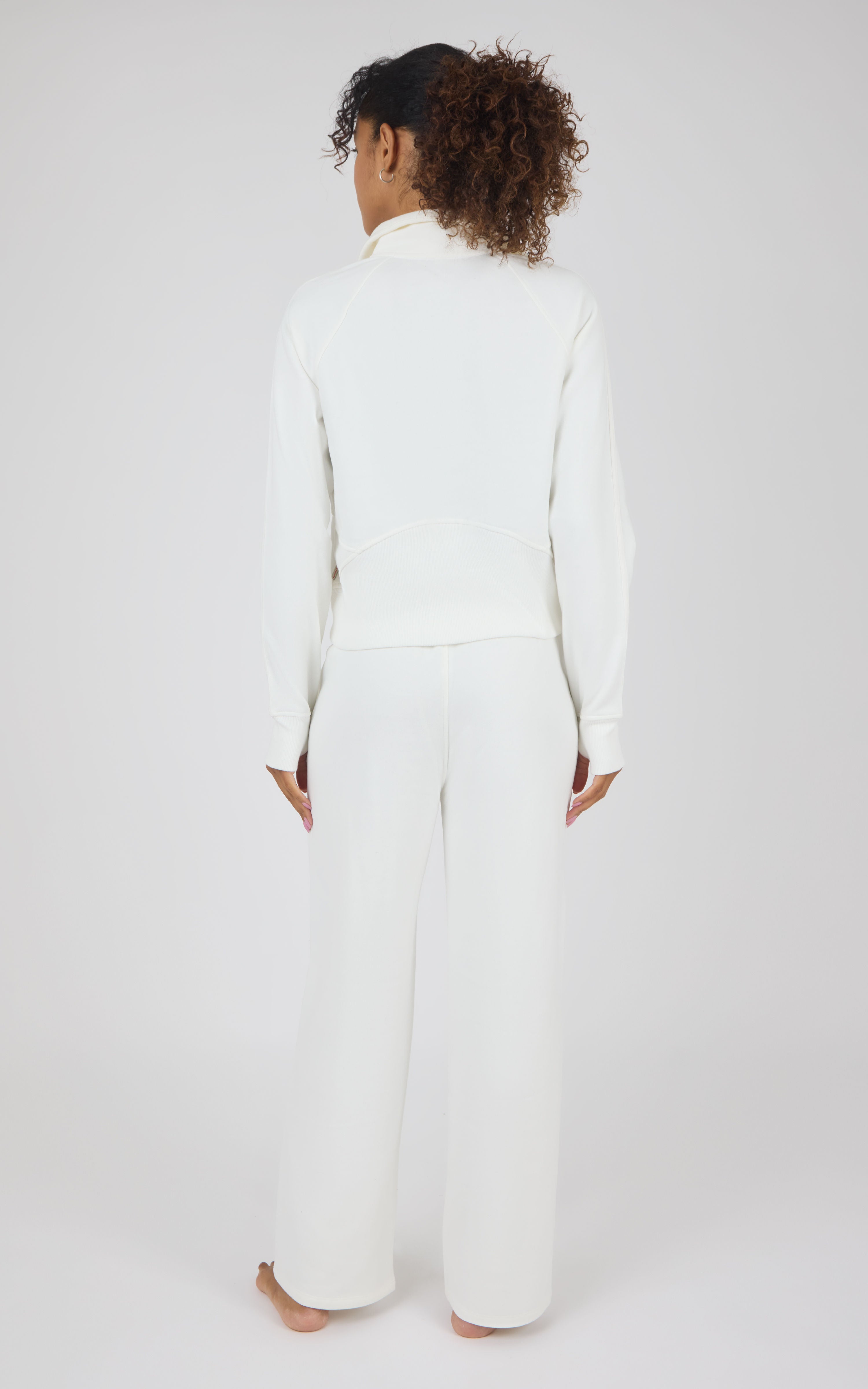 Bentley Fleece Camille Half Zip Jacket & Straight Leg Pant Set
