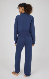 Bentley Fleece Camille Half Zip Jacket & Straight Leg Pant Set