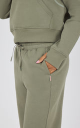 Bentley Fleece Camille Half Zip Jacket & Straight Leg Pant Set