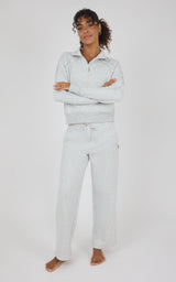 Bentley Fleece Camille Half Zip Jacket & Straight Leg Pant Set