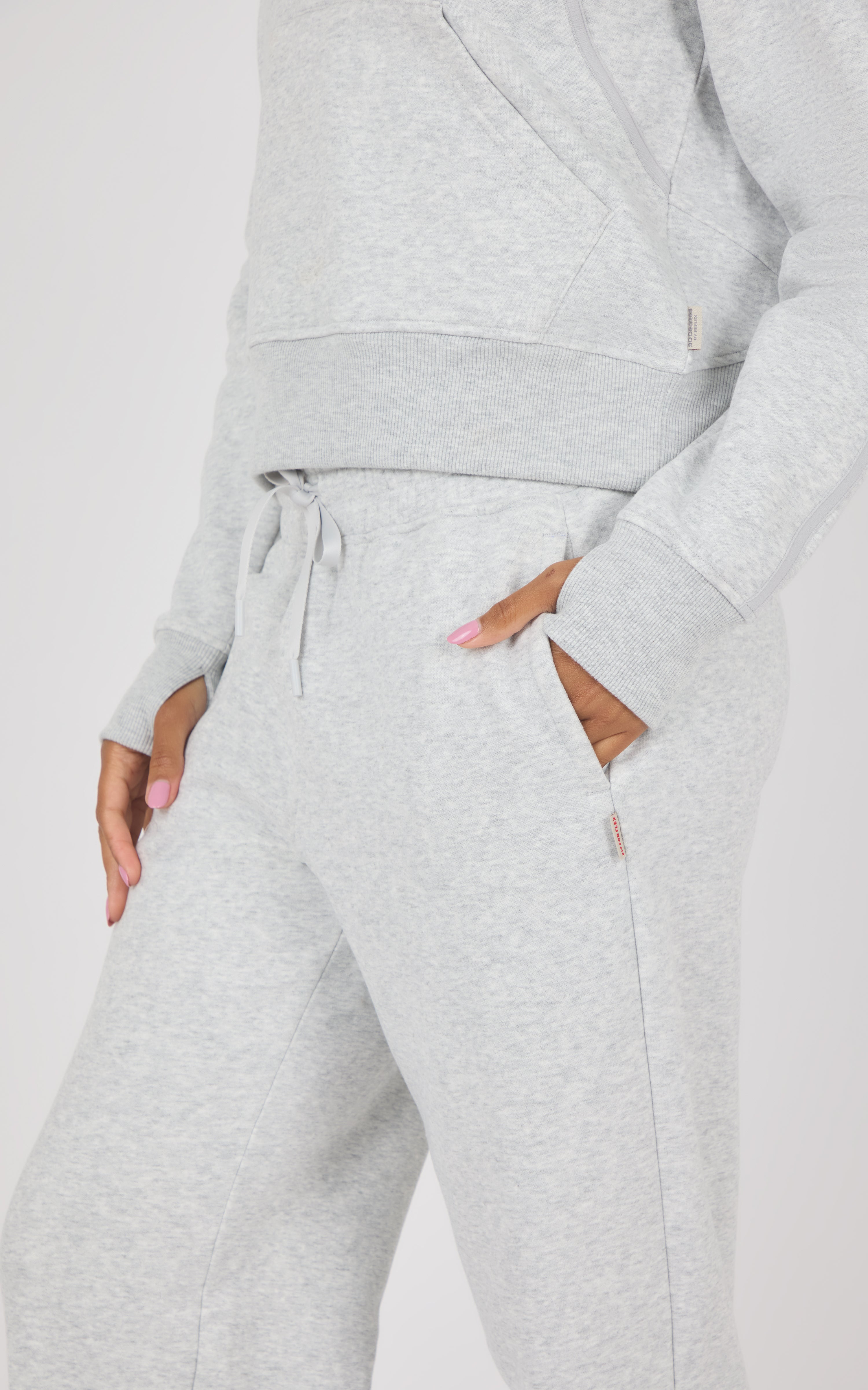 Bentley Fleece Camille Half Zip Jacket & Straight Leg Pant Set