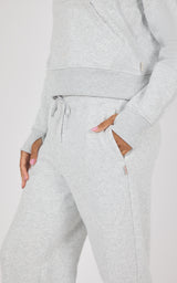 Bentley Fleece Camille Half Zip Jacket & Straight Leg Pant Set