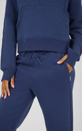 Bentley Fleece Camille Half Zip Jacket & Straight Leg Pant Set