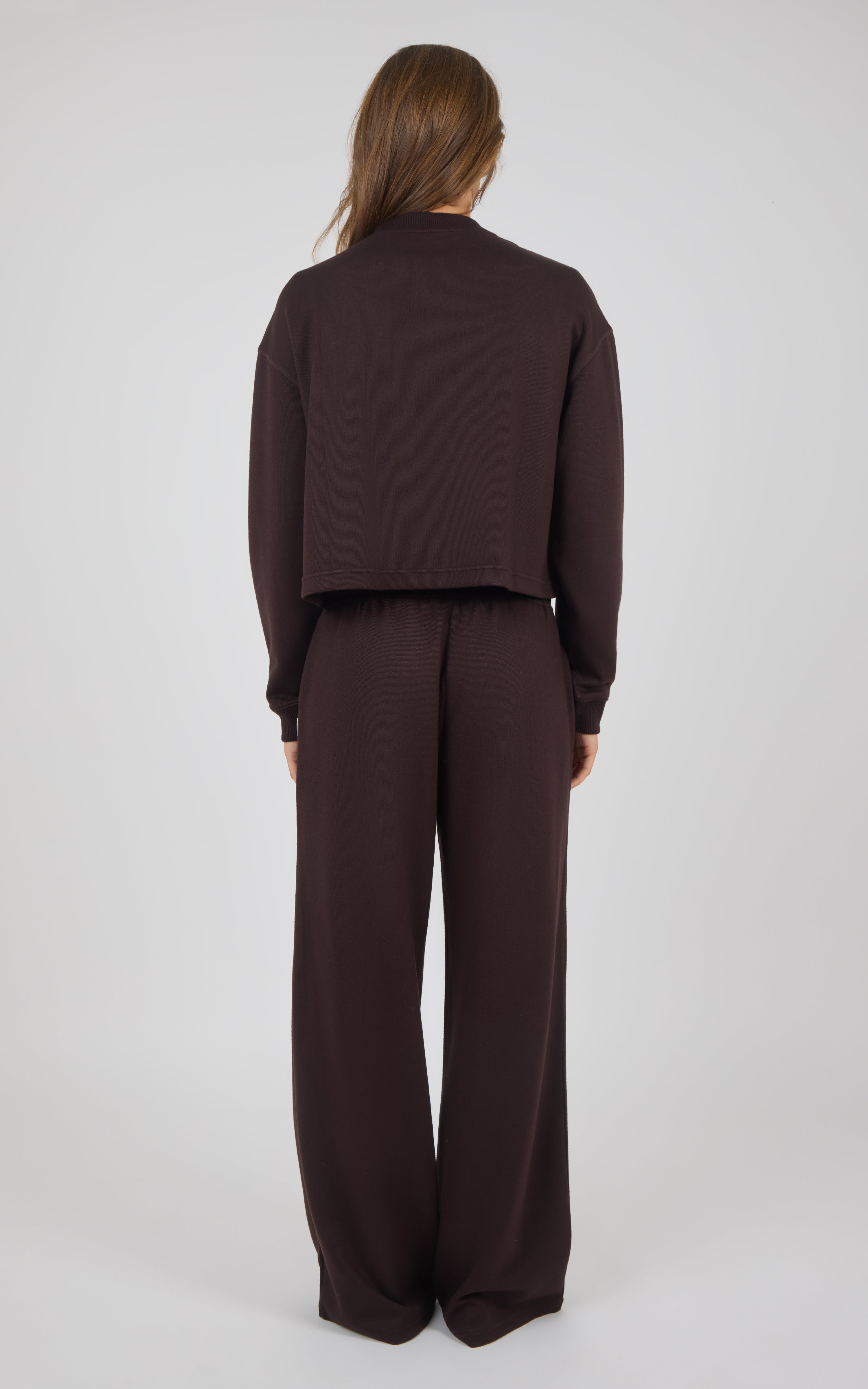Aspen Plush Marvelle Crew Neck Top & Straight Pant Set - 90 Degree by Reflex