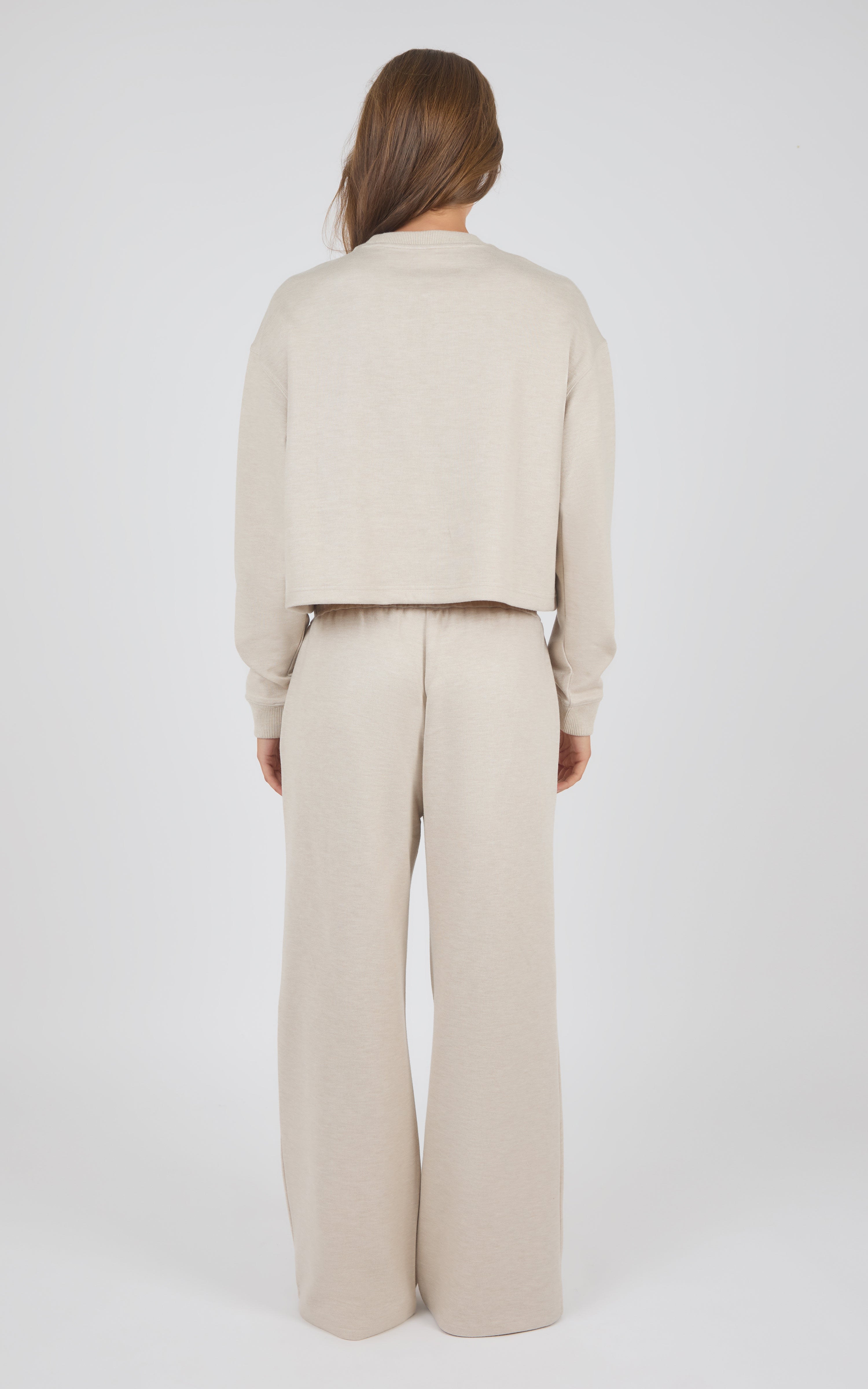 Aspen Plush Marvelle Crew Neck Top & Straight Pant Set - 90 Degree by Reflex