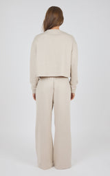 Aspen Plush Marvelle Crew Neck Top & Straight Pant Set - 90 Degree by Reflex