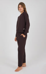 Aspen Plush Reset Crewneck Top & Tapered Pant Set - 90 Degree by Reflex