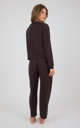 Aspen Plush Reset Crewneck Top & Tapered Pant Set - 90 Degree by Reflex