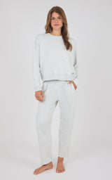 Aspen Plush Reset Crewneck Top & Tapered Pant Set - 90 Degree by Reflex