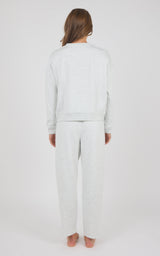 Aspen Plush Reset Crewneck Top & Tapered Pant Set - 90 Degree by Reflex