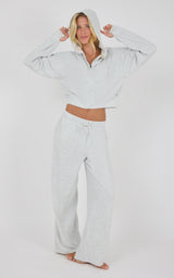 Aspen Fleece Alix Hoodie Jacket & Daya Wide Leg Pant Set image