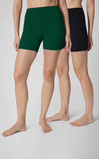 2 PK Lux Classic and Pocketed 5" Shorts - Our Earthy Story - 90 Degree by Reflex