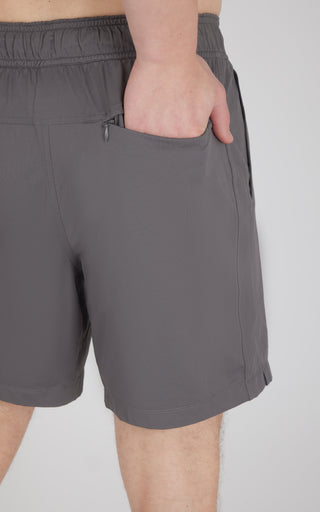 Mens Knit Stretch Pique Power 7" Shorts - 90 Degree by Reflex