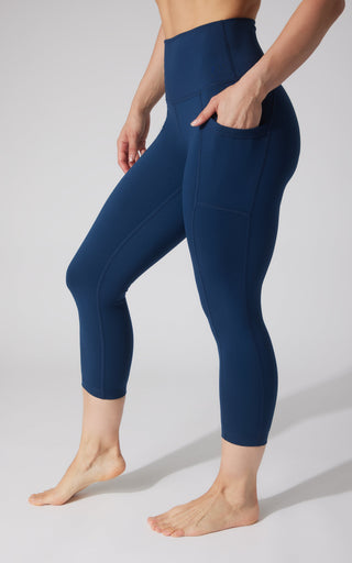 2 PK Interlock Side Pocket and Everyday Capris - 90 Degree by Reflex