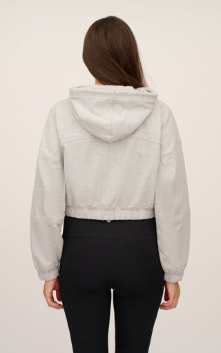 Cloud Plush Zip Front Hoodie - 90 Degree by Reflex