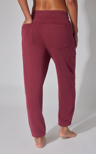 Washed Loop Terry Barrel Jogger - 90 Degree by Reflex