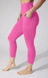2 PK Interlock Side Pocket and Everyday Capris - 90 Degree by Reflex