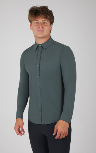 Mens Ultimate Button Down Performance Shirt - 90 Degree by Reflex