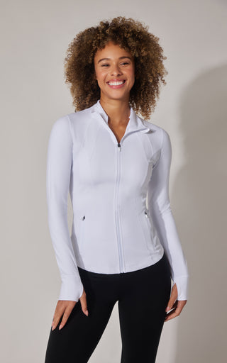 Nude Tech Jetsetter Full Zip Performance Jacket - 90 Degree by Reflex