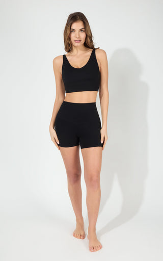 Nux Sabrina Bra Tank & 5" No Front Seam Short Set - 90 Degree by Reflex