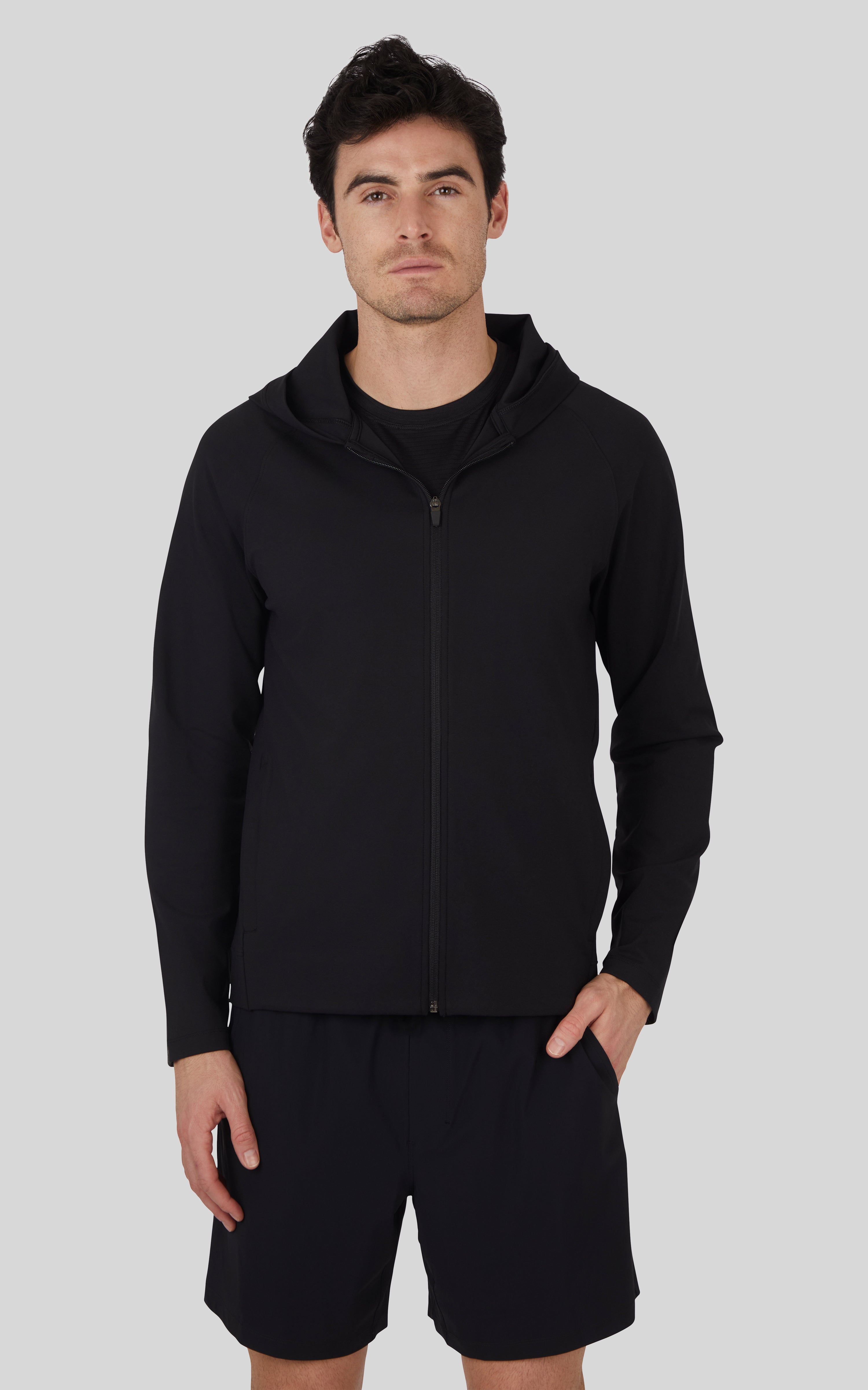 Mens Lux Kinetic Hoodie Jacket - 90 Degree by Reflex