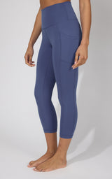 2 PK Interlock Side Pocket and Everyday Capris - 90 Degree by Reflex