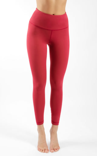 7/8 Ankle Legging with Criss Cross Tape Waistband