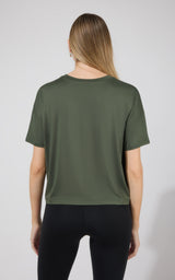 2 Pack Super Soft Deluxe Boxy Cropped Tee - 90 Degree by Reflex