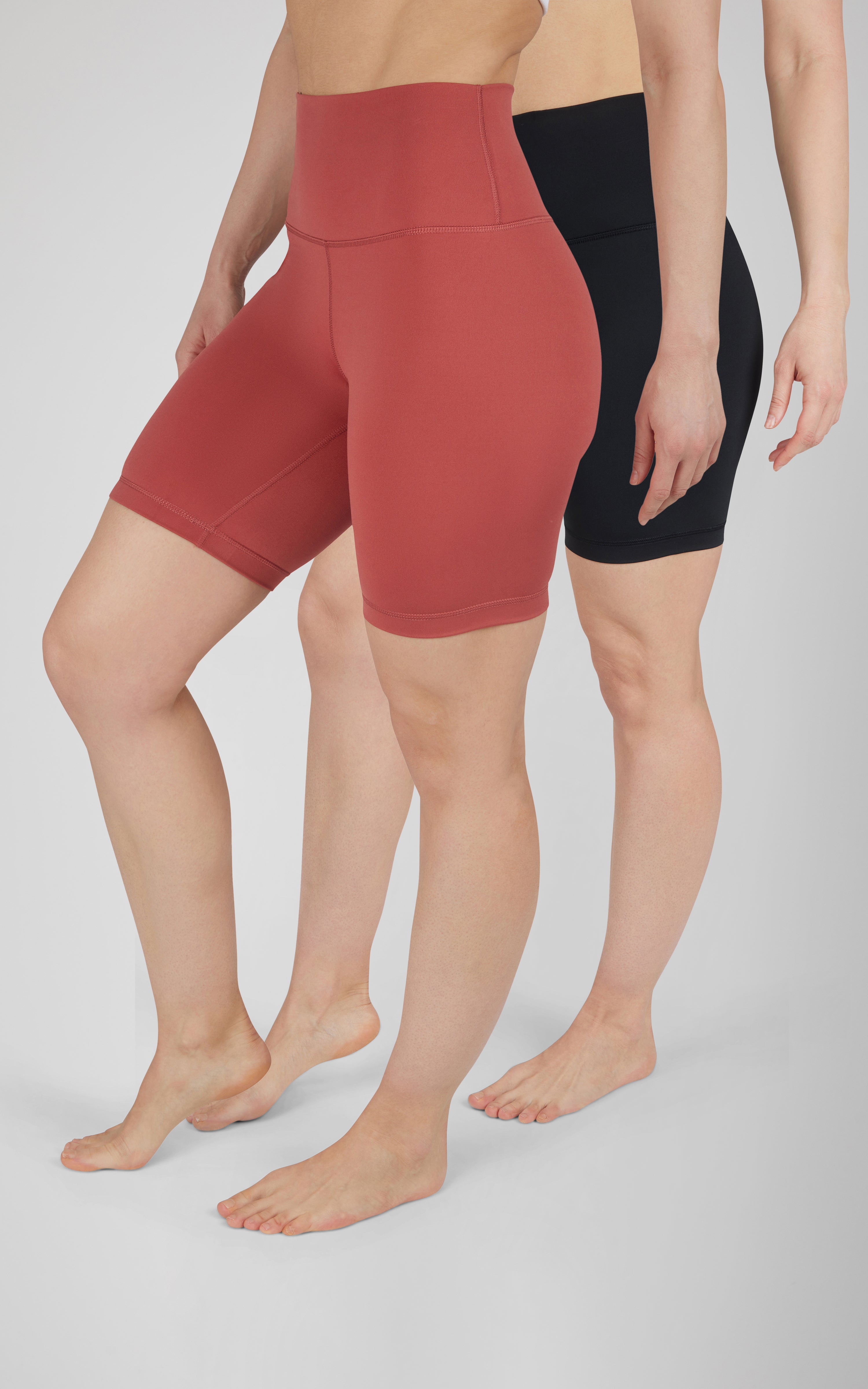 2 PK Lux Super Hi Rise 7" Classic Biker Short - 90 Degree by Reflex
