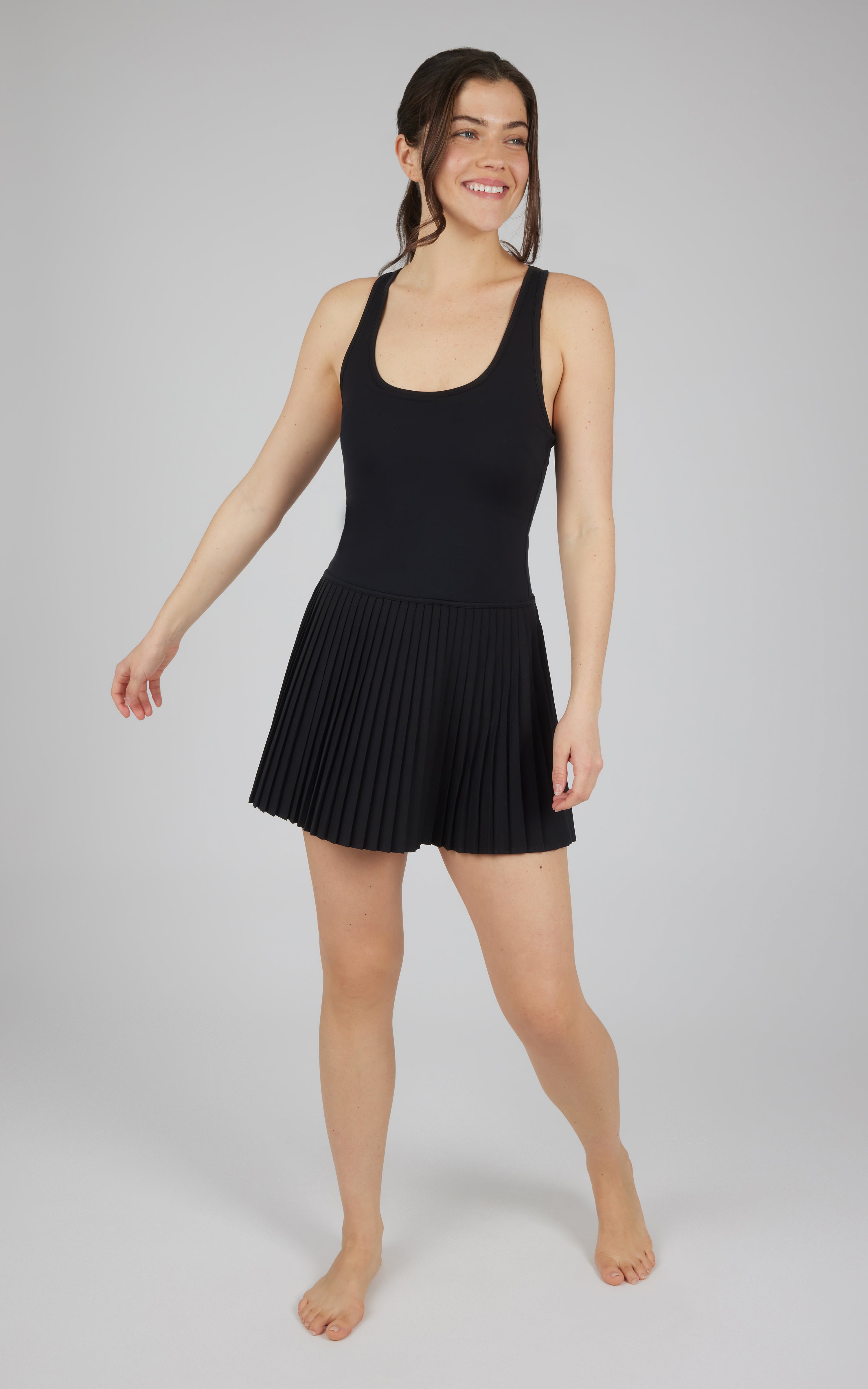 Yogalicious Lux Mini Pleated Dress - 90 Degree by Reflex