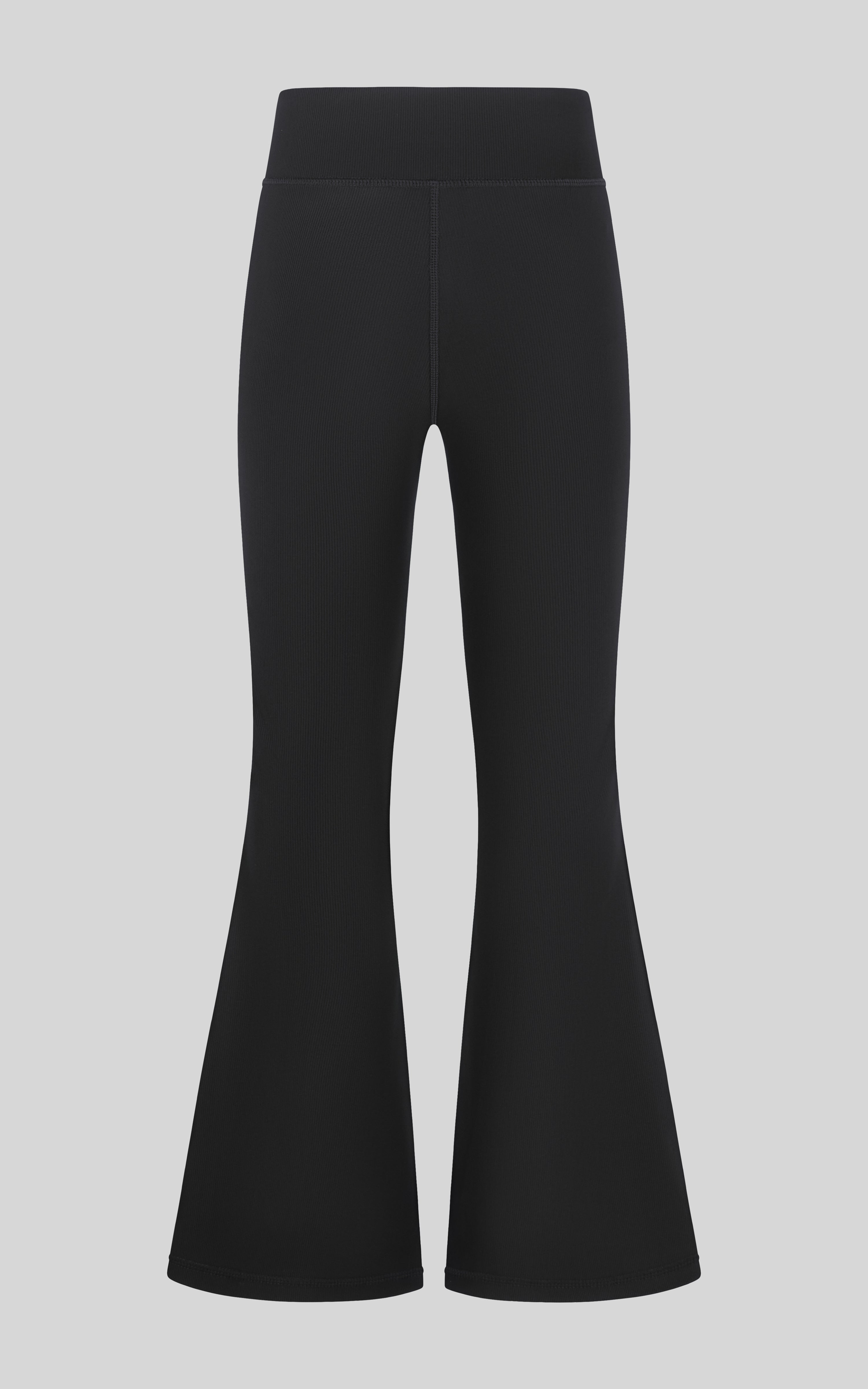 2 PK Girls Ribbed Flare - Naval Academy/Black - 3