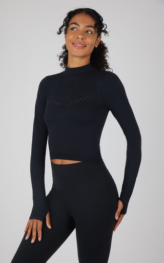 Seamless Long Sleeve Top - Our Stone Story - 90 Degree by Reflex