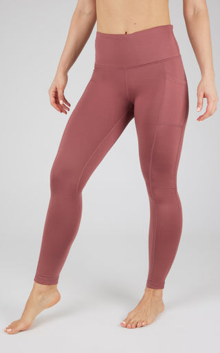 Cold Gear Fleece Lined Legging- Our Earthy Story - 90 Degree by Reflex