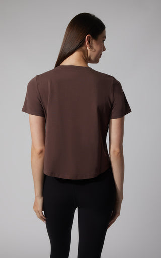 2 PK Airlite Cotton Boxy Cropped Short Sleeve Tee - Our Petal Tone Story - 90 Degree by Reflex