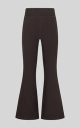 2 PK Girls Ribbed Flare - Chocolate Torte/Black - 2