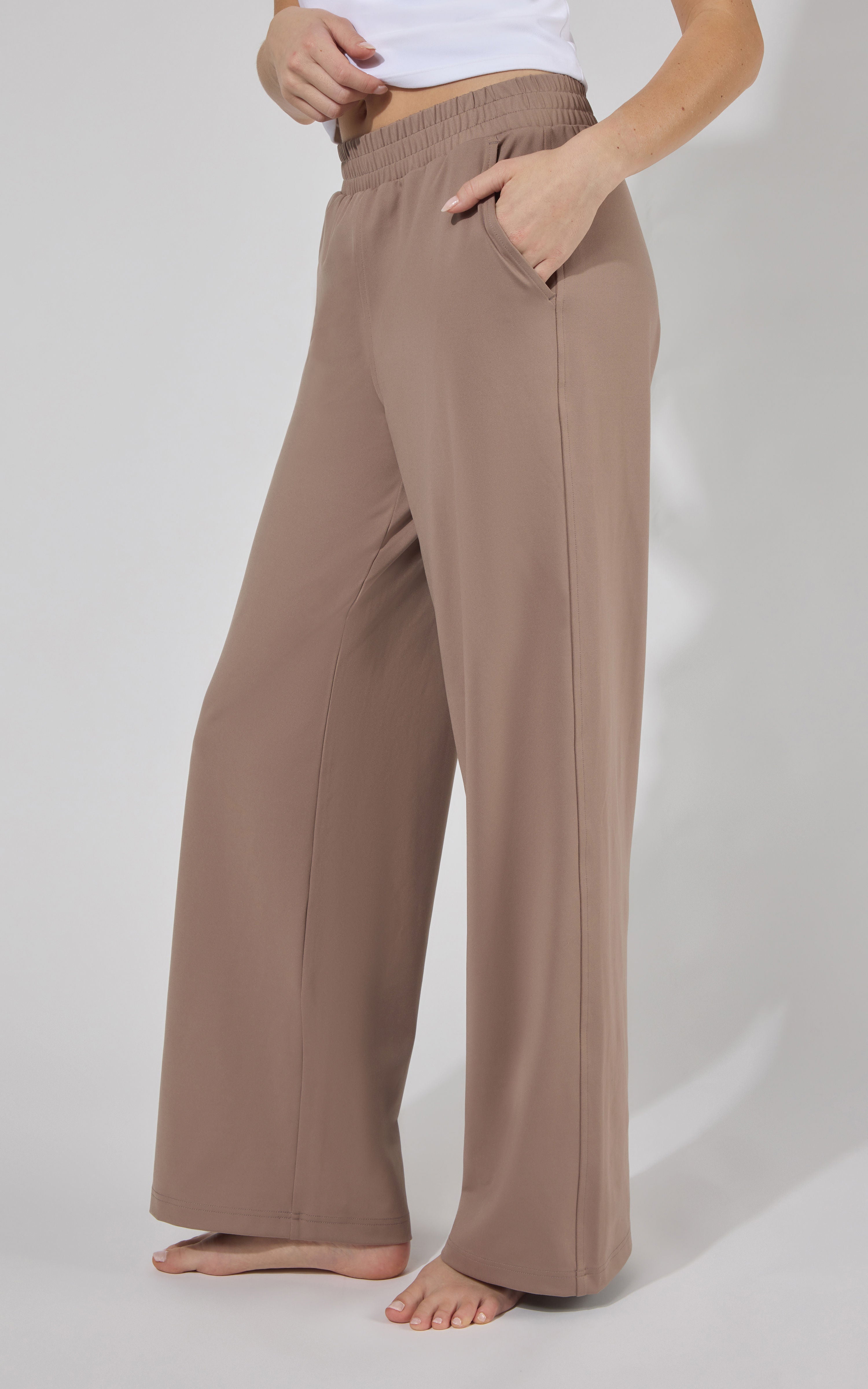 Lux Seoul Side Pocket Wide Leg Pant - 90 Degree by Reflex