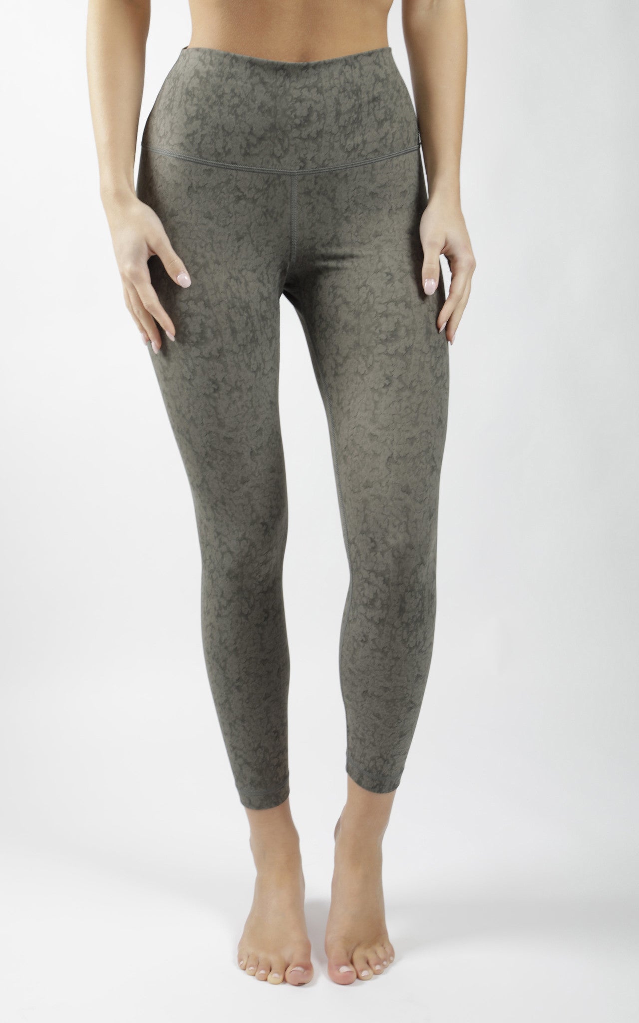 Nude Tech Water Droplet High Waist Elastic Free 7/8 Ankle Legging