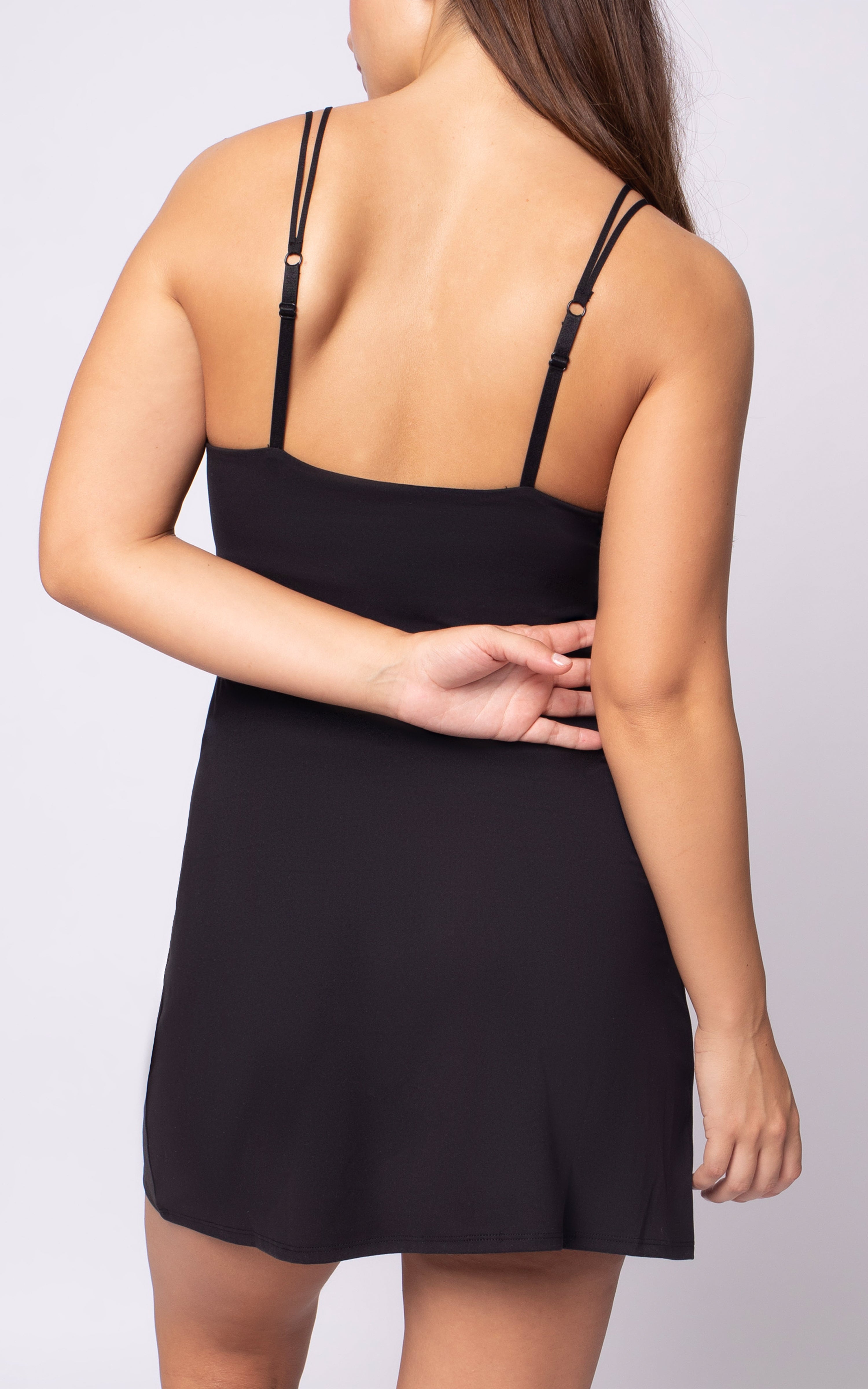 Lux  Dress with Built-In Bra and Shorts - 90 Degree by Reflex
