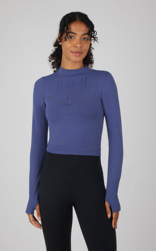 Seamless Long Sleeve Top - Our Stone Story - 90 Degree by Reflex